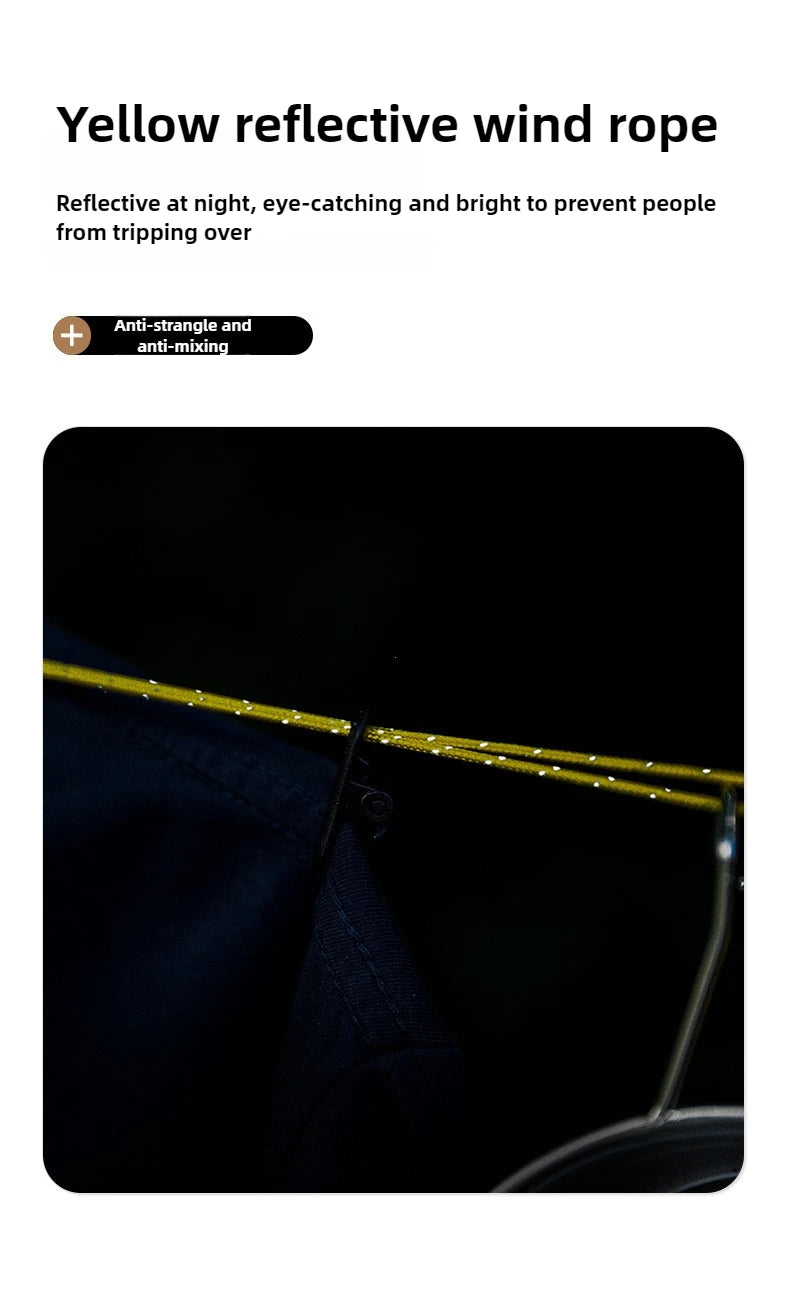 Outdoor Clothesline Portable Storage Lanyard Adjustable Windproof Camping Clothesline Drying Line Camping Accessories For Hiking