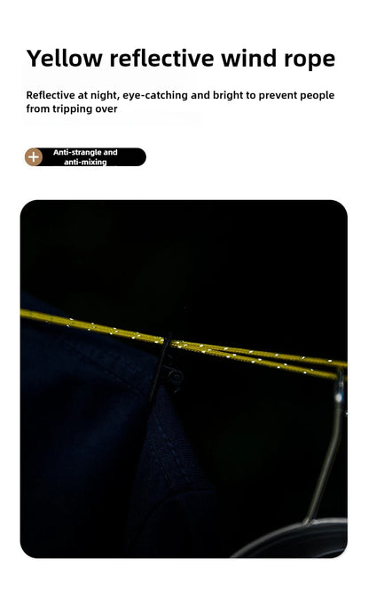 Outdoor Clothesline Portable Storage Lanyard Adjustable Windproof Camping Clothesline Drying Line Camping Accessories For Hiking